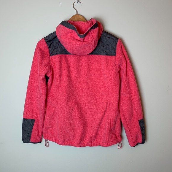 Free Country Pink Gray Fleece Coat Jacket Small - Picture 5 of 7